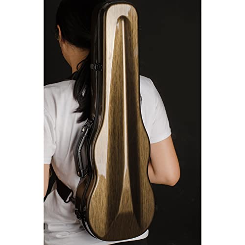 Elda Violin Case 4/4 Full Size Violin Hard Case Professional Oblong Violin Bag Lightweight Violin Cases With Hygrometer #TOP4
