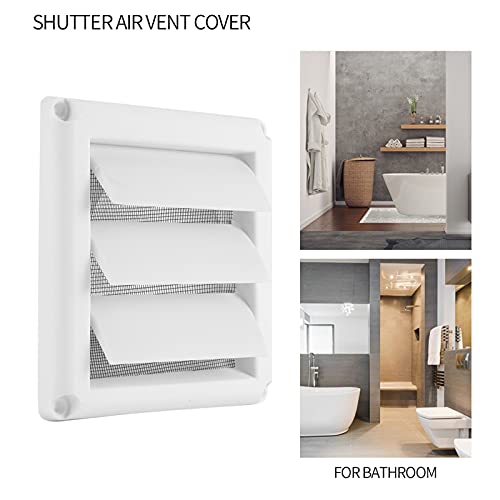 Cubierta de ventilacion cuadrada AttreX de plastico resistente para pared y conductos 7