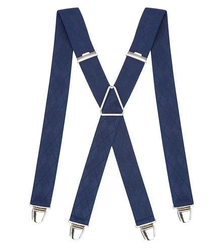 PIERROT Tirantes para Hombre - Clips Extra Fuertes - Tirantes Sólidos y Artesanales - Garantía de por Vida - Para Pantalones - Una Talla Para Todos