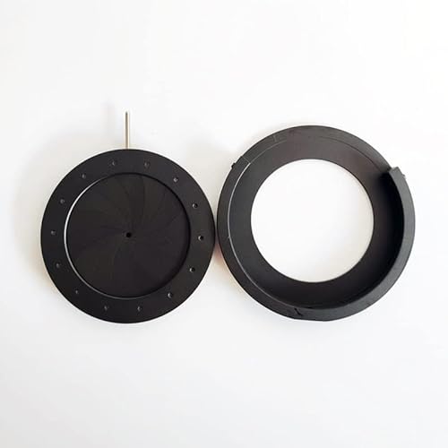 1 peça M4 3-52 mm Diâmetro amplificador Zoom Ótico Iris Diafragma Abertura Condensador 14 Lâminas