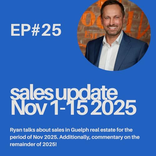 Ep 25: Guelph real estate weekly sales update for Nov 1-15 2025