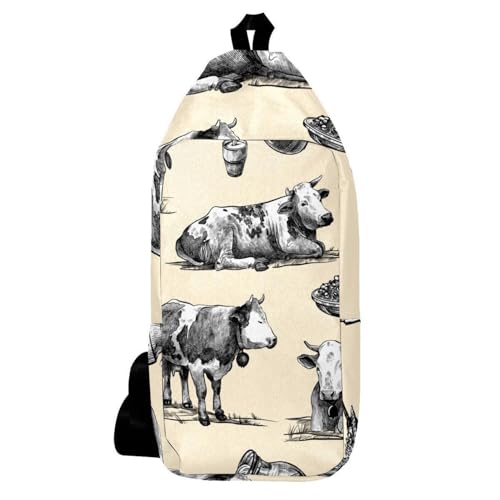 Mochila bandolera pequeña de granja para liberar tus manos al andar