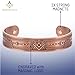MasonicMan Masonic Men's Pure Copper Adjustable Bracelet Bangle (Copper)