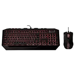 Cooler Master Storm Devastator - LED Gaming Keyboard and Mouse Combo Bundle (Red Edition)