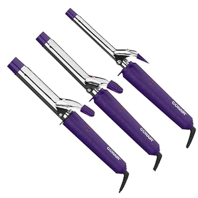 Conair Supreme Curling Iron Combo Pack, 1/2, 3/4, 1, Set of 3