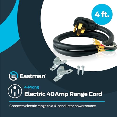 Eastman 4 Feet Electric Range Cord, 40 Amps 4-Prong Wire, 61271 by Eastman - Image 2