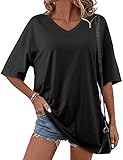 Anlässe: Diese oversized atmungsaktive Tunika eignet sich zum Tagesausflug, Sport, Reisen, Urlaub, Zuhause, usw.