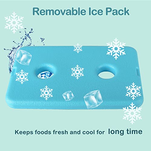 Genteen Premium Kids Lunch Box - Kids Chill Bento Box With 3 Compartments And Removable Ice Pack For Meals And Snacks, Toddler Lunch Box For Daycare, School,Leak-Proof,Bpa-Free,Dishwasher Safe-Blue #TOP2
