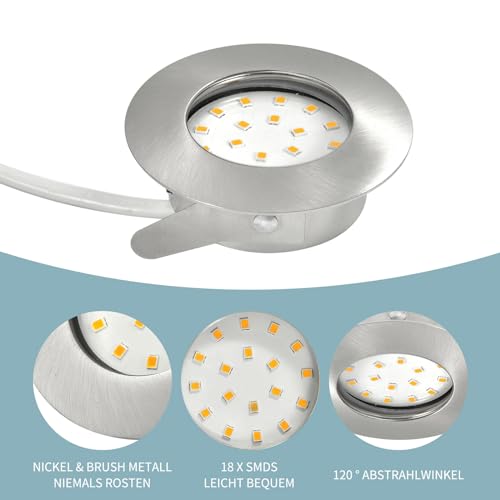 LED Einbaustrahler HiBay 6er Set 230V 5W für effiziente Beleuchtung