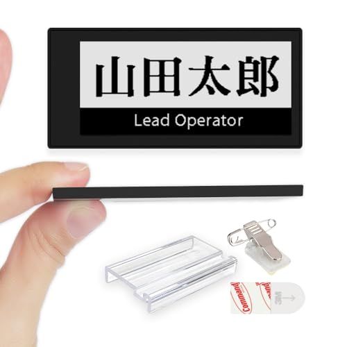 �m Santek �n EZ Sign NFC �d�q�y�[�p�[ �f�B�X�v���C 2�F�\�� [ ���^3.4mm 2.9�C���` �u���b�N ] �d�r�s�v IP65�h�H�h�o �X�}�z��NFC�������� iOS Android Windows �Ή�