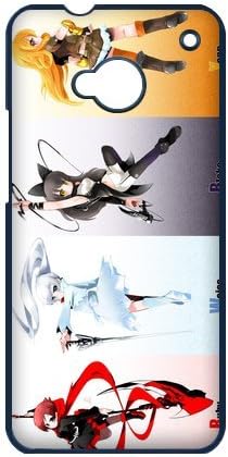 MeowStore Cartoon RWBY Ruby Rose Weiss Schnee Blake Belladonna Yang Xiao Long Phone Case For HTC ONE M7 Black