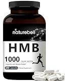 NatureBell HMB Capsules (Beta-Hydroxy Beta-Methylbutyrate), 1000mg Per Serving, 180 Counts, Supports