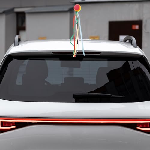 Antena para coche tipo bola arcoíris para el día a día 4