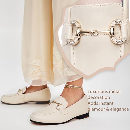 Image of DeYashopin Womens Loafers Shoes Fashion Low Heel Slip on Shoes Comfortable Driving Flats