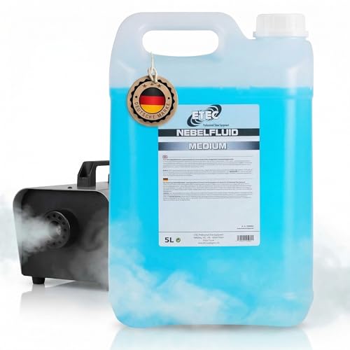 ETEC Professional Nebelfluid 5 Liter Medium Fog Fogger Fluid Flüssigkeit Nebelmaschine Standard Indoor Outdoor