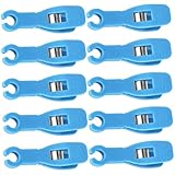 iplusmile Pinzas Desechables Esterilizadas para Piercing Corporal 10 Piezas Apertura Redonda 8Mm Antideslizantes Herramientas para Perforación de Orejas Nariz Portátiles para Cuidado Personal