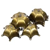 Tofficu 亜鉛合金製風鈴アクセサリー アンティーク風ウィンドチャイムキャップ 音響向上チャイムパーツ 傘用装飾キャップ ガーデン屋外装