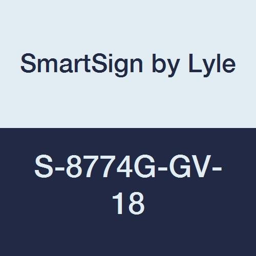 Bouton d'urgence Smartsign S-8774G-GV-18 panneau V-Sign alu