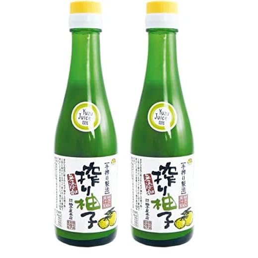 Yuzuya Yuzusaft mit 100 % Fruchtsaftgehalt – Fruchtsaft, enthält von Natur aus Zucker, ohne Zuckerzusatz – 1 x 200 ml (Packung mit 2)