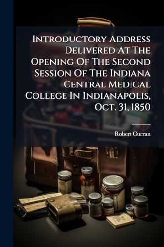 Introductory Address Delivered At The Opening Of The Second Session Of The Indiana Central Medical College In Indianapolis, Oct. 31, 1850