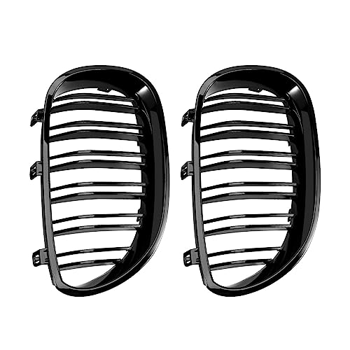Rejilla Delantera de Coche para Serie 5 E60 E61 520i M5, Parachoques Frontal