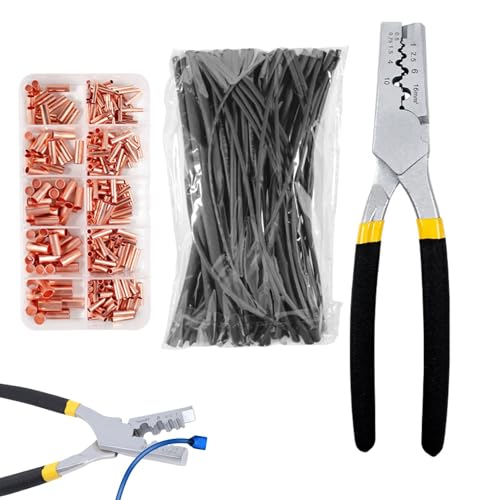 Strumento di crimpatura per tubi in rame, strumento per crimpare raccordi per tubi in rame | Kit di strumenti per crimpare cavi metallici,Kit di strumenti di sicurezza, strumento di crimpatura per