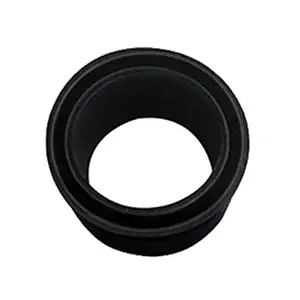 Ubersweet 6 Pieces Black Rubber 2'' 50.8mm Rod Holder Insert Protectors for Marine Boat Fishing Bait Board Stainless Steel Rod Holder