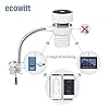 ECOWITT Estación meteorológica Wi-Fi HP2553 con pantalla a color de 7 pulgadas, 3 en 1, sensor exterior inalámbrico 7 en 1, WS69 con sensor de anemómetro ultrasónico con pluviómetro para casa y #4