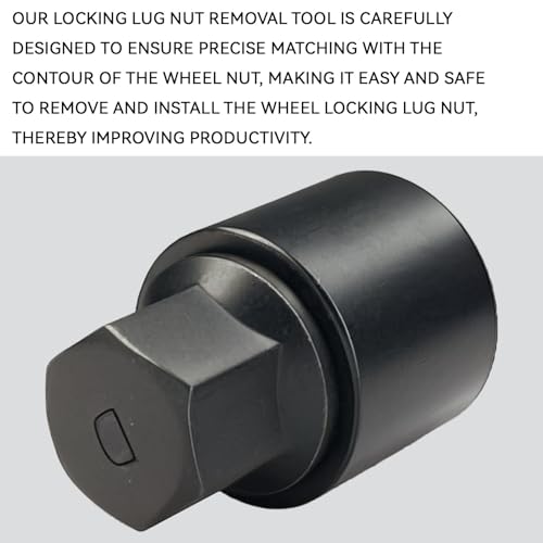 Eponcia D-Wheel Lock Key Locking Lug Nuts Key Removal Tool for Toyota Lexus Tacoma, Anti-Theft Wheel Lock Lug Nut Bolt Screw Remover Socket Adaptor, Tire Locking Lugnut Tool for Removal Installation by Eponcia - Image 4