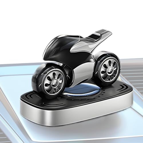 車用の太陽電池清らかいエアフレッシュナー - ソーラーカーエアの鮮度|オートバイ用の臭気中和剤|耐久性のある太陽電池式、回転した空気清潔、Dの臭気中和剤
