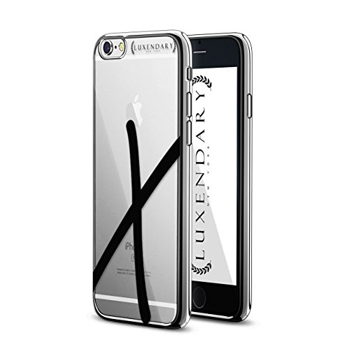 Luxendary Black Initial X1 Design Chrome Series Case For IPhone 6/6S - Chrome / Silver