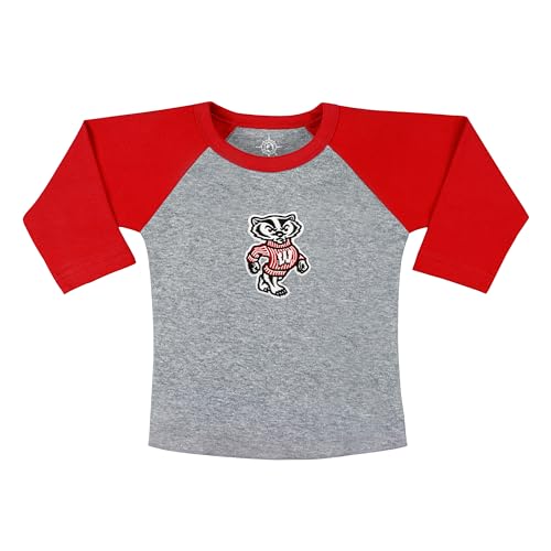 College Baby NCAA Infant and Toddler Baseball Shirt Raglan 3/4 Length Sleeve