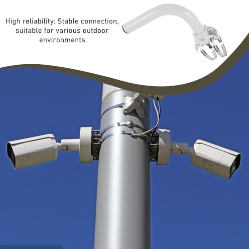 Support antenne extérieure WiFi point à point fixation mât mur acier - 4