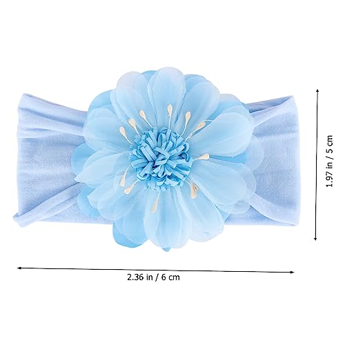 Abaodam 12 Peças tiara de bebê faixas de cabelo turbante infantil laço cabeta hijab Arco de cabelo f