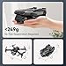 X-shop Foldable Drone with 1080P HD Camera for Beginners & Adults, FPV Live Video, One Key Start, Altitude Hold, 3D Flips, Gesture Selfie, 3 Speed Modes, 2 Batteries