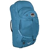 Osprey Packs Farpoint 55 Travel Backpack, Caribbean Blue, Small/Medium