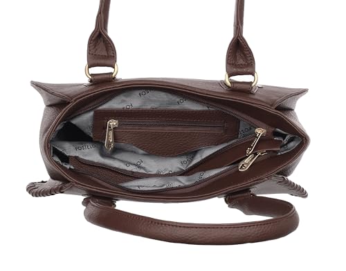 Image of Fostelo Women's Buenos Satchel Tote Handbag for Women | Ladies Purse | Stylish Shoulder Bag | Gift For Women