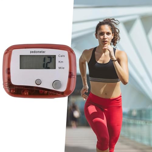 Kompakter Schrittz&auml;hler - Schrittz&auml;hler f&uuml;r kleine Entfernungen, Meilen/Kilometer, multifunktionaler Schrittz&auml;hler f&uuml;r Sport, Alltag, Fitness, Bewegung, Reisen