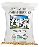 Non-GMO Project Verified Soft White Wheat Berries | 100% Non-Irradiated | Certified Kosher Parve | USA Grown |Identity Preserved (We tell you which field we grew it in)