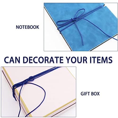 Modixun 2 Rolls Nylon Braided Beading Cord Thread, 2.5Mm Nylon Trim Cord, Nylon Cord Satin String For Diy Craft Bracelet Jewelry Making, Navy Blue+Blue #TOP4