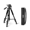 ZOMEI®Q111 Trépied Professionnel pour Appareil Photo et Camera avec Un Sac de Transport. Compatible Canon, Nikon et Sony. (Noir)