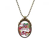 Klassifizierung: Halskette diythinker Lucky Cat Sakura Japan Bambus antik messing Halskette Vintage Anhänger Schmuck Deluxe Geschenk