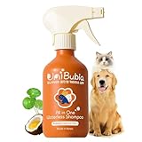 Unibubia Waterless Dry Shampoo for Dogs & Cats, Lick Safe EWG Verified No Rinse Spray Foam, Anti Itch Hydrate Nourish Odor Grooming, Gent for Seniors, Puppies, Kittens with Sensitive Skin, 8.8 fl oz