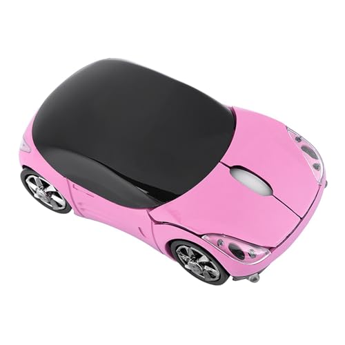 ERYUE Ratón Inalámbrico 2.4G Ratón Óptimo 1600DPI para Mac/ME/PC/Tablet Gaming Office, Transmisión Inalámbrica de hasta 10m, Ratón óptico de Alta Precisión, Conexión Inalámbrica 2.4G, (Rosa)