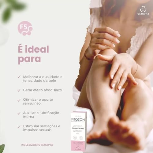 Grandha Fitozon F5 Cuidado Íntimo e Efeito Afrodisíaco Melhora a Qualidade e Tenacidade da Pele Esti