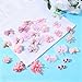 Sorcristy 20Pcs Light Pink Small Dog Hair Bows, Cute Puppy Dog Bowknot Hair Bow Bulk with Rubber Bands, Mix Color Cute Grooming Flower Ball Bowknot Top Knot for Holiday Daily Yorkie Dogs Accessories