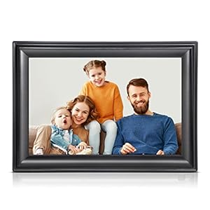 WiFi Digital Picture Frame 10.1 Inch, 1080P IPS Touch Screen Digital Photo Frame with 16GB Memory, Auto-Rotate, Wall Mountable, Instantly Send Photos or Videos from Anywhere via Frameo App