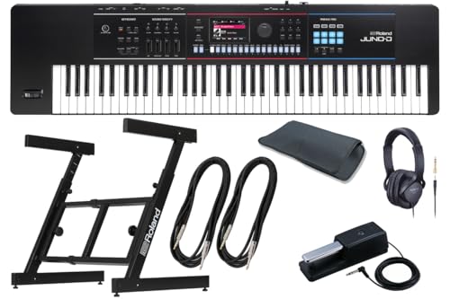 Roland ���[�����h/JUNO-D7 [Z�^�L�[�{�[�h�X�^���h �Z�b�g�I] �x���V�e�B�[�Ή� 76���V���Z�T�C�U�[ (JUNO-D)