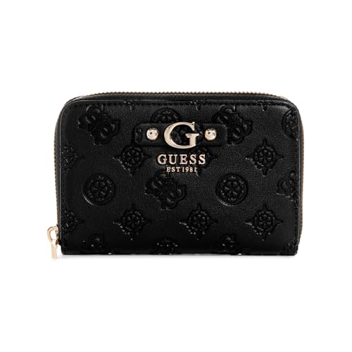 Guess Gerty Portefeuille zippé pour Femme Noir Taille Unique