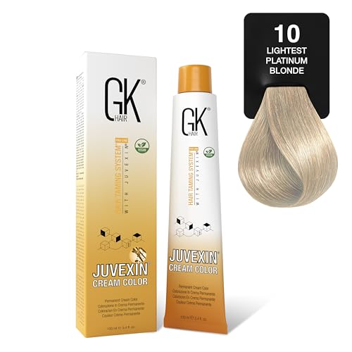 GK HAIR Color Cream 10.0 Lightest Platinum Blonde